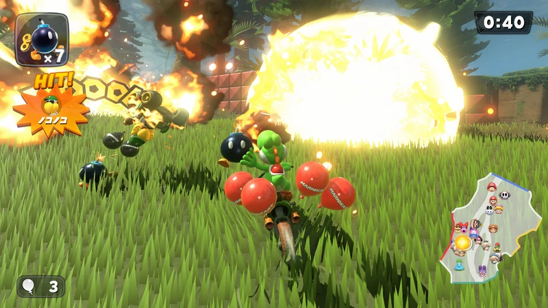 Bob-omb Blast Joins Mario Kart World Battle Mode