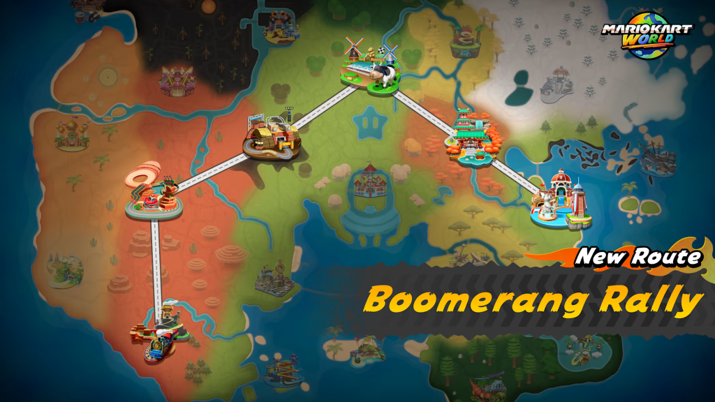 Mario Kart World Update Brings New Knockout Tour Routes
